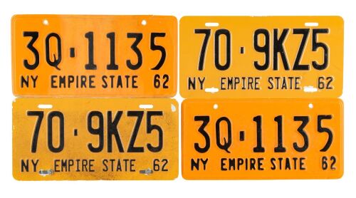 755. Frank "Tony Lip" Vallelonga's (Viggo Mortensen) Two Pairs of Cadillac Sedan DeVille and Packard Clipper License Plates ### GREEN BOOK (2018)