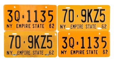 755. Frank "Tony Lip" Vallelonga's (Viggo Mortensen) Two Pairs of Cadillac Sedan DeVille and Packard Clipper License Plates ### GREEN BOOK (2018)