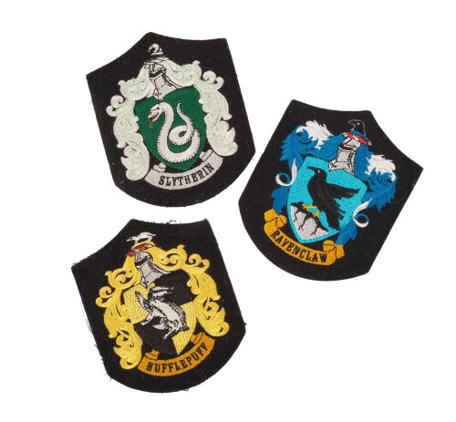 779. Set of Three Hogwarts House Patches ### HARRY POTTER SERIES (2001 - 2011)