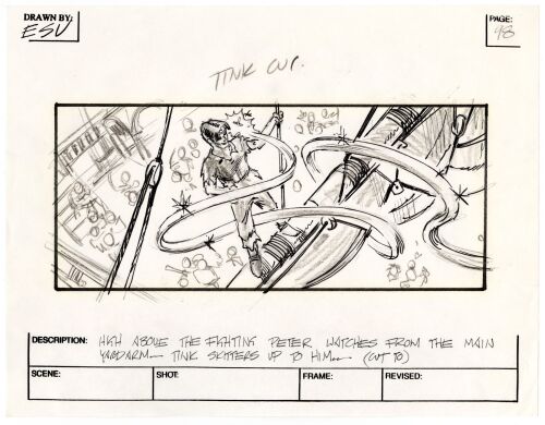 794. Hand-Drawn Storyboard ### HOOK (1991)