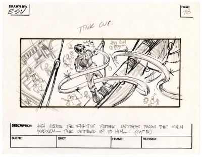 794. Hand-Drawn Storyboard ### HOOK (1991)