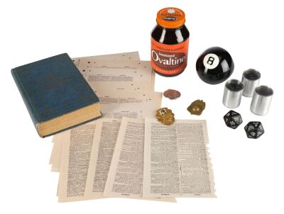 800. Lewis Barnavelt's (Owen Vaccaro) Modified Magic 8 Ball and Dictionary with Captain Midnight Decoders ### THE HOUSE WITH A CLOCK IN ITS WALLS (2018)
