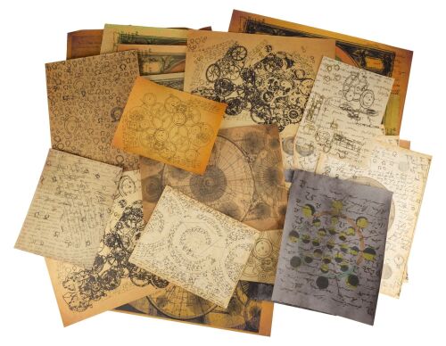 806. Isaac Izard's (Kyle MacLachlan) 47 Printed Pages of Charts, Cosmographs, and Notes ### THE HOUSE WITH A CLOCK IN ITS WALLS (2018)