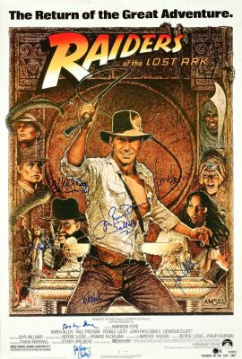 823. Key Cast- and Crew-Autographed Poster ### INDIANA JONES AND THE RAIDERS OF THE LOST ARK (1981)