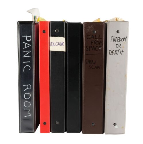 825. Set of Six Joe Viskocil's Production Binders, Pair of Record Books, and a Collection of Negatives ### VARIOUS PRODUCTIONS