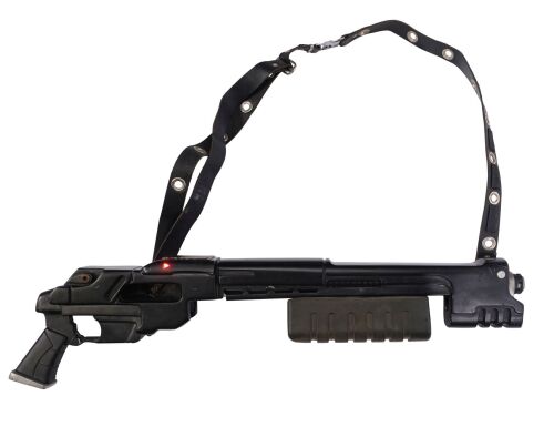 847. Judge Joseph Dredd's (Sylvester Stallone) Screen-Matched Light-Up Fargo Shotgun Casing ### JUDGE DREDD (1995)