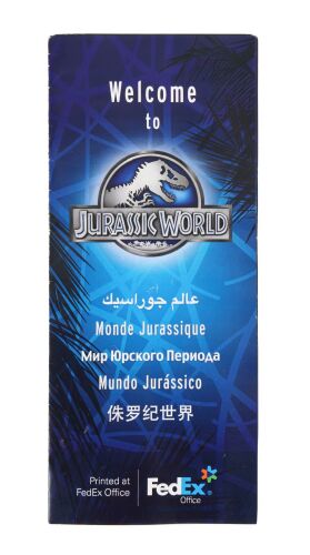 864. Jurassic World Brochure with Map ### JURASSIC WORLD (2015)