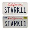 904. Tony Stark's (Robert Downey Jr.) Pair of Audi R8 Spyder "STARK11" License Plates ### IRON MAN 2 (2010)