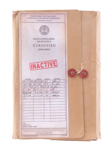 910. Steve Rogers' (Chris Evans) "Inactive" SSR File ### CAPTAIN AMERICA: THE FIRST AVENGER (2011)