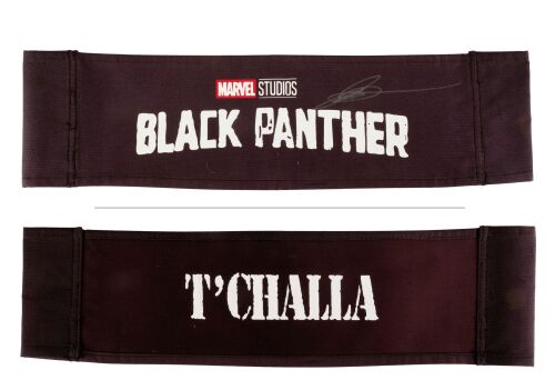 930. Jose Fernandez-Autographed Chadwick Boseman's "T'Challa" Chairback ### BLACK PANTHER (2018)