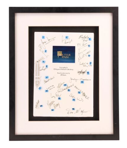 990. Jeremy Sumpter Collection: Cast and Crew-Autographed Script Crew Gift ### PETER PAN (2003)