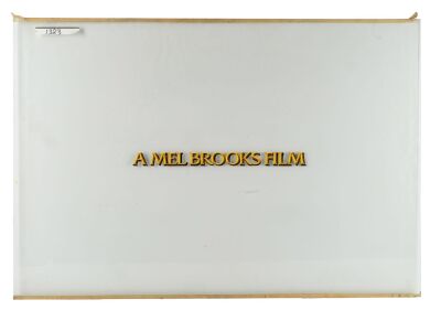 1017. Hand-Painted "A Mel Brooks Film" Title Card ### HISTORY OF THE WORLD, PART I (1981)