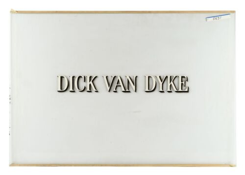 1023. Dick Van Dyke's Hand-Painted Title Card ### WHAT A WAY TO GO! (1964)
