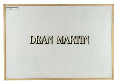 1024. Dean Martin's Hand-Painted Title Card ### WHAT A WAY TO GO! (1964)