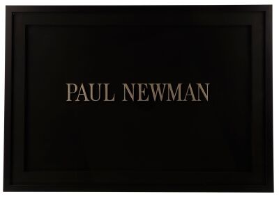 1025. Paul Newman's Framed Hand-Painted Title Card ### WHAT A WAY TO GO! (1964)