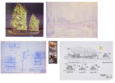 1029. Set of Four Blueprints and Four Behind-the-Scenes Photographs ### PIRATES OF THE CARIBBEAN: AT WORLD'S END (2007)