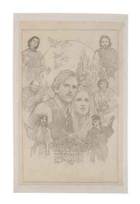 1046. Hand-Drawn Michael Hobson Theatrical Poster Concept Artwork ### THE PRINCESS BRIDE (1987)