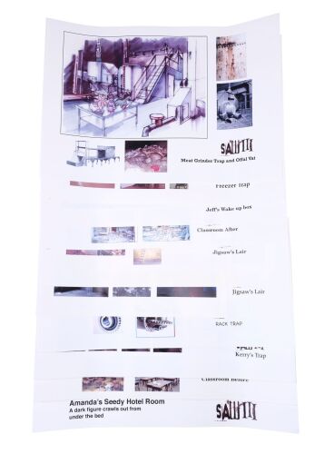 1072. David A. Armstrong Collection: Collection of Printed Storyboards and Production Artwork ### SAW III (2006)