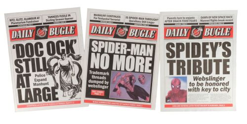 1115. Set of Three Daily Bugle Newspaper Covers ### SPIDER-MAN 2 (2004)
