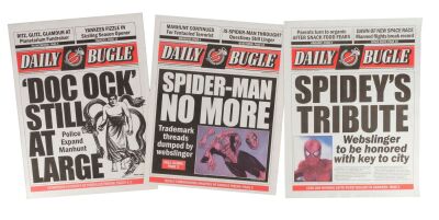1115. Set of Three Daily Bugle Newspaper Covers ### SPIDER-MAN 2 (2004)