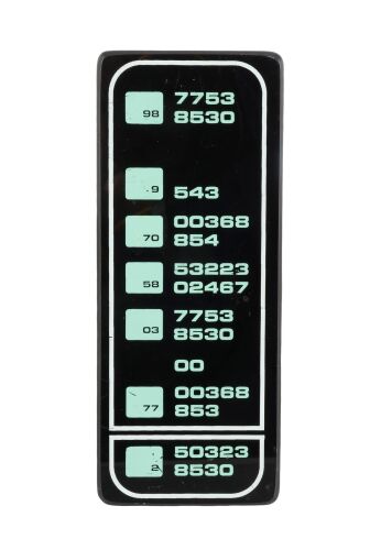1125. Door Control Panel ### STAR TREK VI: THE UNDISCOVERED COUNTRY (1991)