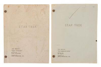 1133. Pair of Season 1 Scripts ### STAR TREK: THE ORIGINAL SERIES (T.V. SERIES, 1966 - 1969)