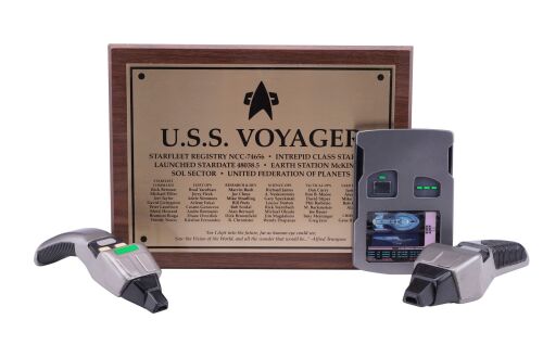 1152. Set of Four Voyager Prop Replicas ### STAR TREK: VOYAGER (T.V. SERIES, 1995 - 2001)