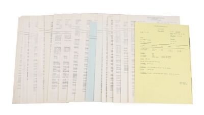 1166. Collection of Twenty-Two Call Sheets ### STAR WARS: A NEW HOPE (1977)