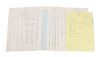 1166. Collection of Twenty-Two Call Sheets ### STAR WARS: A NEW HOPE (1977)