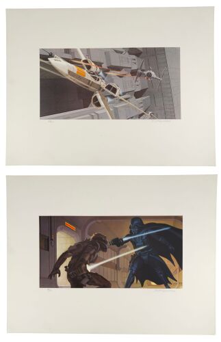 1172. Pair of Ralph McQuarrie-Signed High-Quality Supersnipe Prints c. 1977-1978 ### STAR WARS FRANCHISE (1977 - PRESENT)