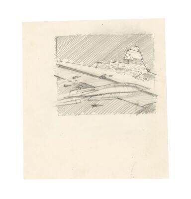 1179. Hand-Drawn Star Destroyer Industrial Light & Magic (ILM) Photo Composite Concept Sketch ### STAR WARS: THE EMPIRE STRIKES BACK (1980)