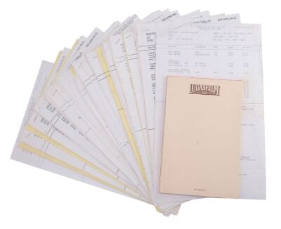 1186. Collection of Call Sheets with Lucasfilm Notepad ### STAR WARS: REVENGE OF THE JEDI (1982)