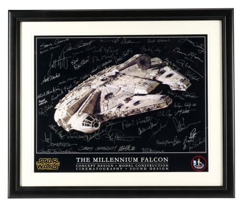 1211. Industrial Light & Magic (ILM) Crew-Autographed Millennium Falcon Photo ### INDUSTRIAL LIGHT & MAGIC (ILM)
