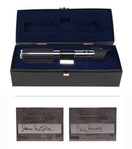 1215. Master Replicas James Earl Jones and David Prowse Signature Edition Darth Vader Lightsaber Replica ### STAR WARS: A NEW HOPE (1977)