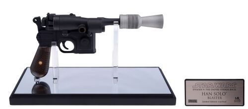 1216. Master Replicas Han Solo Blaster Artist Proof Replica ### STAR WARS: THE EMPIRE STRIKES BACK (1980)