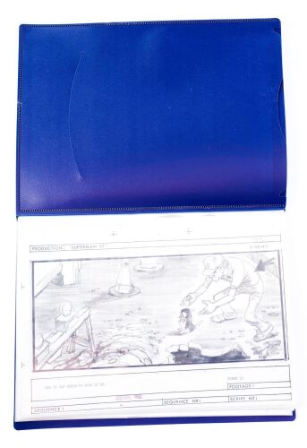1239. Hand-Drawn Opening Sequence Storyboard Binder ### SUPERMAN III (1983)