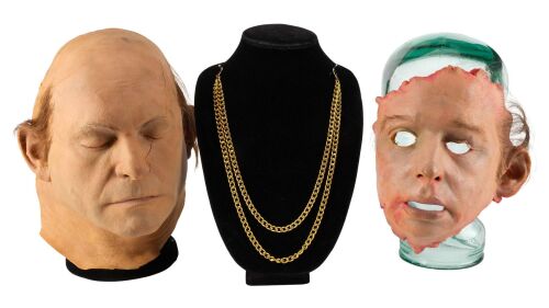 1242. Copard's (Nick Angotti) Human Mask, Barry's (Jon Lovitz) Bloodied Face Skin, and the Witch's (Frances Bay) Necklace Chain ### TALES FROM THE CRYPT (1989-1996)