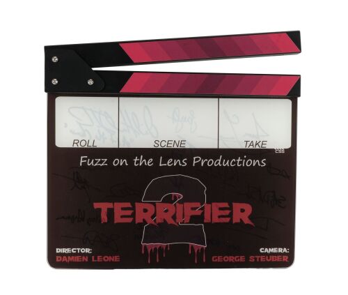 1271. Key Cast- and Crew-Autographed Clapperboard ### TERRIFIER 2 (2022)