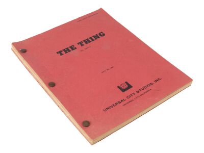 1274. Line Producer Erik Jensen's Bound Final Draft Screenplay ### THE THING (1982)
