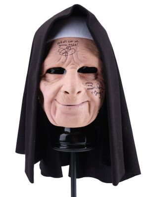 1286. Ben Affleck and Jeremy Renner-Autographed "Nun on the Run" Mask ### THE TOWN (2010)