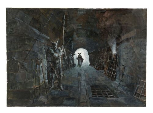 1321. Hand-Painted Allan Cameron Nockmaar Castle Dungeon Concept Artwork ### WILLOW (1988)