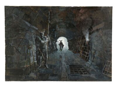 1321. Hand-Painted Allan Cameron Nockmaar Castle Dungeon Concept Artwork ### WILLOW (1988)