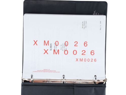 1330. Bound Hand-Annotated Revised Script ### X-MEN (2000)