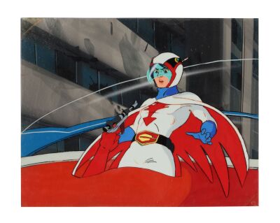 2003. Ken Original Production Cel on Original Production Master Background ### GATCHAMAN (T.V. SERIES, 1972-1980)