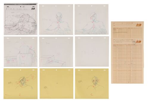 2005. Ken Collection of Original Production Drawings from 'The Mysterious Red Impulse' (1994) ### GATCHAMAN (T.V. SERIES, 1972-1980)