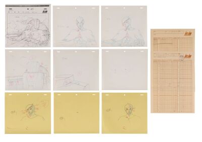 2005. Ken Collection of Original Production Drawings from 'The Mysterious Red Impulse' (1994) ### GATCHAMAN (T.V. SERIES, 1972-1980)