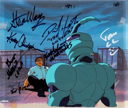2011. Guyver and Tetsuro Segawa Original Production Cel Signed by Bill Difris and more ### GUYVER: THE BIOBOOSTED ARMOR (ANIMATED T.V. SERIES, 2005)