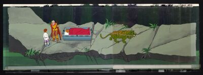 2036. He-Man, Cringer, Old Man and Boy Original production cel and Key Master Original Production Background ### HE-MAN AND THE MASTERS OF THE UNIVERSE (1983-1985)