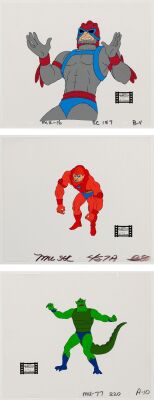2038. Stratos, Beast Man, Whiplash, Original Production Cels ### HE-MAN AND THE MASTERS OF THE UNIVERSE (1983-1985)