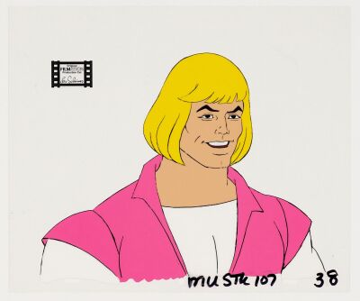 2040. He-Man Original Production Cel ### HE-MAN AND THE MASTERS OF THE UNIVERSE (1983-1985)